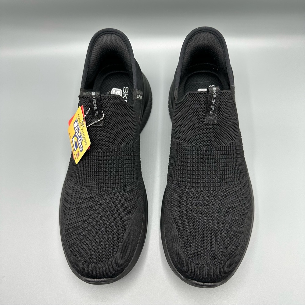 Skechers Slip-Ins Memory Foam Hands Free Wide Fit Men’s Size 10 Black - Picture 3 of 11